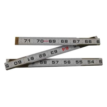 Westward Two Way Reading Folding Rule, 72 in. 30PC11 | Zoro