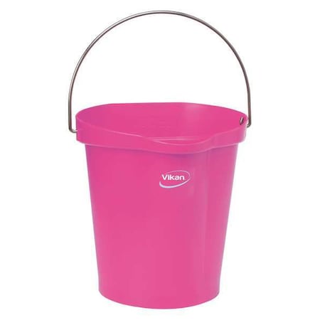 衛生日用品 BIKAN Vikan 3 1/4 gal Round Bucket, 12-3/4 in H, 12 4/5 in Dia