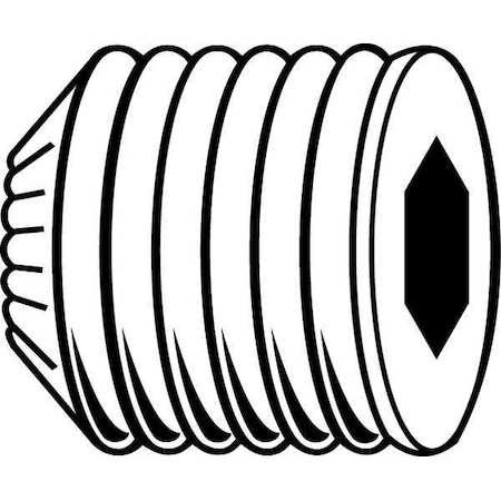 Zoro Select Sckt St Scr, Knurl Cup, 3/8-16x1-1/4, PK100 111403-PR