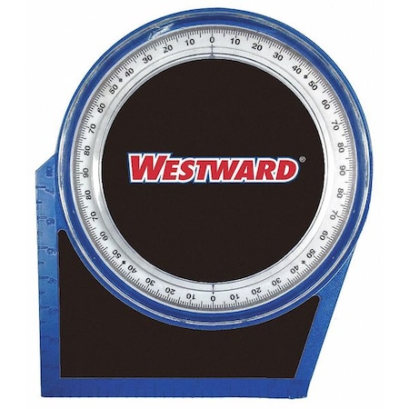 Westward Angle Finder, 90 deg., 3-1/2 in., Blue 30PA70