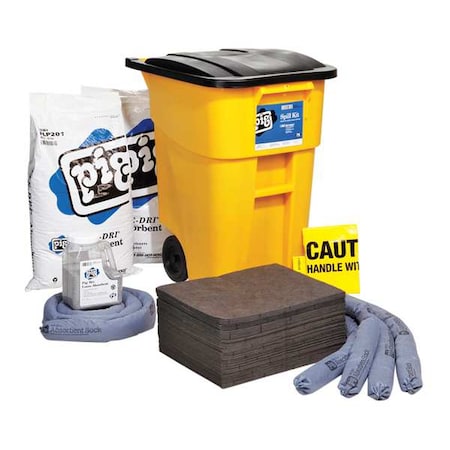 PIG PIG Spill Kit, Universal, Black/Yellow KIT273