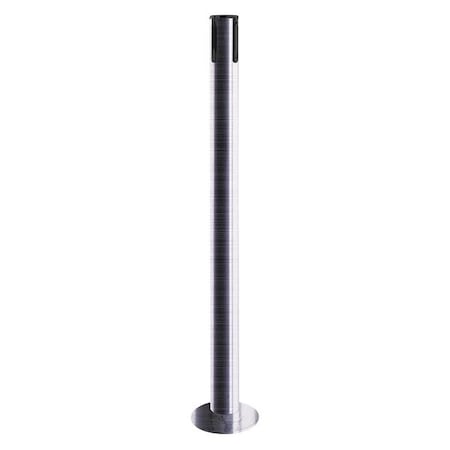 Tensabarrier Receiver Post, 36-1/2 In H, Satin Chrome 889R-1S-1S-RCV