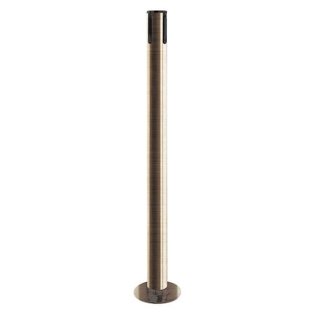 Tensabarrier Receiver Post, 36-1/2 In H, Satin Brass 889R-2S-2S-RCV