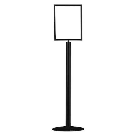 Zoro Select Sign Holder, 11In x 14In Frame, Black 1310U-33-1114HD-V
