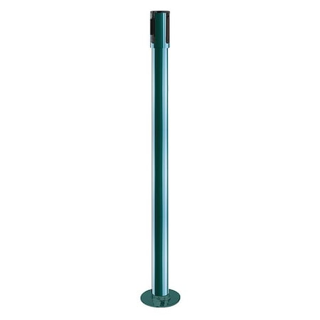 Tensabarrier Receiver Post, 40-1/2 In H, Green 890F-33-28-RCV