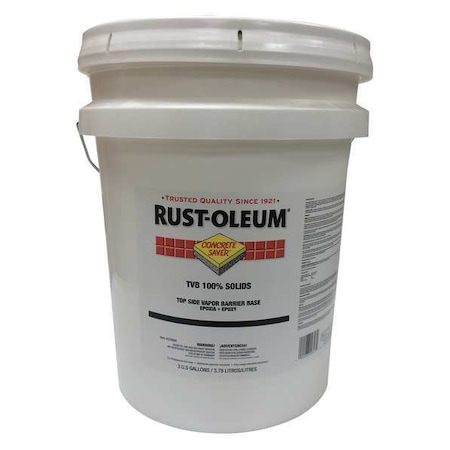 Rust-Oleum Base Vapor Barrier Primer, Clear, Flat, 3 gal, 80 to 100 sq ft 278269