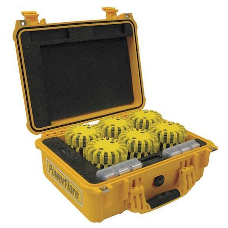 Powerflare LED Safety Flare Kit, LED Color Red/Amber PFPACK24Y-RA.Y