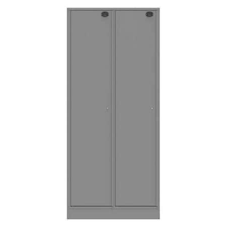 Sentinel Evidence Locker, 36inW, Gray, 2Compartments 02AA-NPT