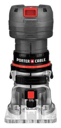 PORTER-CABLE 5.6 Amp Variable-Speed 1/4 in. Laminate Trimmer PCE6435