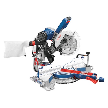 Bosch Corded Miter Saw, 10 in Blade Dia., Max Blade Speed: 4,800 RPM 5/8 in Arbor Size CM10GD