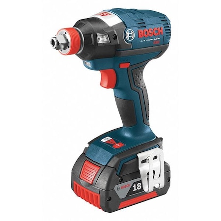Bosch 18-Volt Cordless Impact Driver with (2) 4.0Ah Batteries IDH182-01L