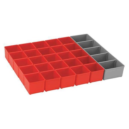Bosch Tool Organizer with Plastic, 1-3/4" H x 10 1/2 in W ORG53-RED