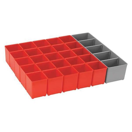 Bosch Tool Organizer with Plastic, 2-3/4" H x 13-1/2" W ORG72-RED