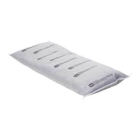 Pig Sorbent Pillow, 14 gal, 8 in x 20 in, Universal, Gray, 14 PK PIL205