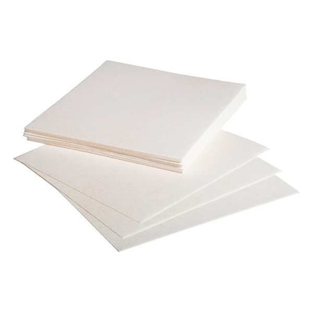 Pig Sorbent Pad, 1 gal, 11 in x 12 in, Bases, White, 25 PK MAT353