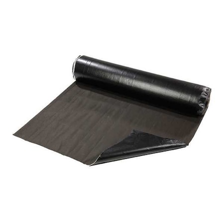 Pig Sorbent Pad, 60 gal, 5 ft x 100 ft, Oil, Black, Polyethylene, Polypropylene MAT465