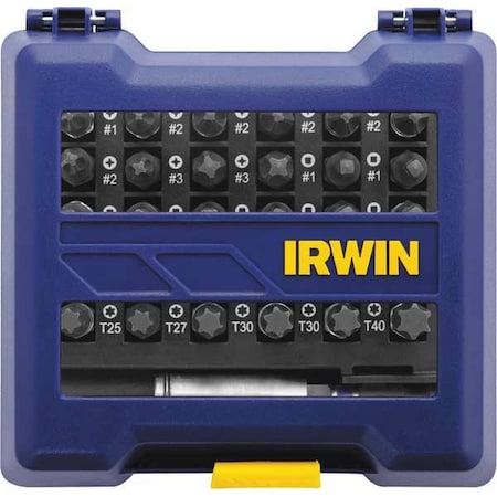 IRWIN Insert Bit, Steel, SAE, Metric, #1, 1/4", Hex IWAF1331