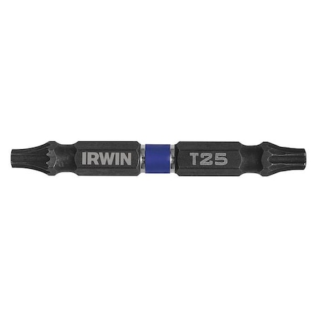 Irwin DblEndedDriverBit, 0.25" Hex, L:2.5", PK2 IWAF32DET20T252