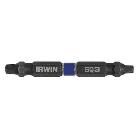 Irwin DblEndedDriverBit, 0.25" Hex, L:2.5", PK2 IWAF32DESQ32