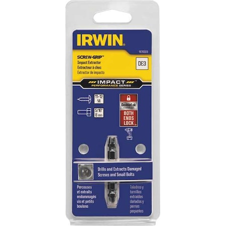 Irwin Screw Extractor, 1 Pieces, 1/4