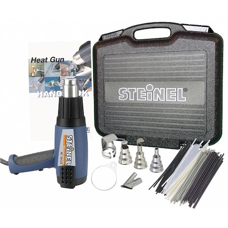 Steinel Heat Gun Kit, Electric Powered, 120VAC, Variable Temp. Setting ...