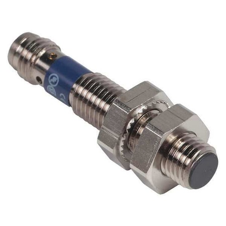 Telemecanique Sensors Cylindrical, Inductive Proximity Sensor, 8 mm Dia., Stainless Steel, M8, 3 Wires, Shielded XS108B3PBM8