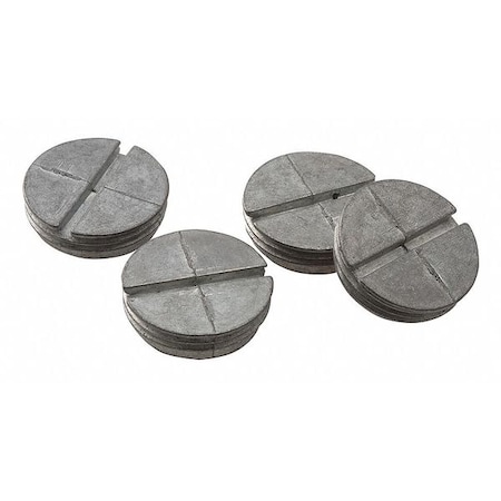 Raco Closure Plug, 0 Gangs, Zinc, Floor Box Type 5270-0