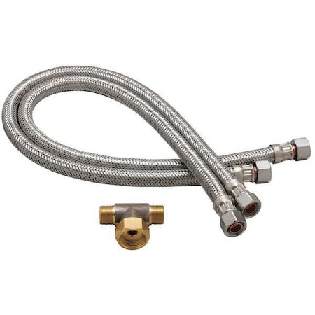 Speakman Flex Hose Set, SS, 9/16"-24 A-HOSES