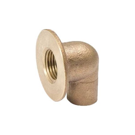 Streamline 1/2" C Copper 90 Degree Flanged Sink Elbow A 03706NL