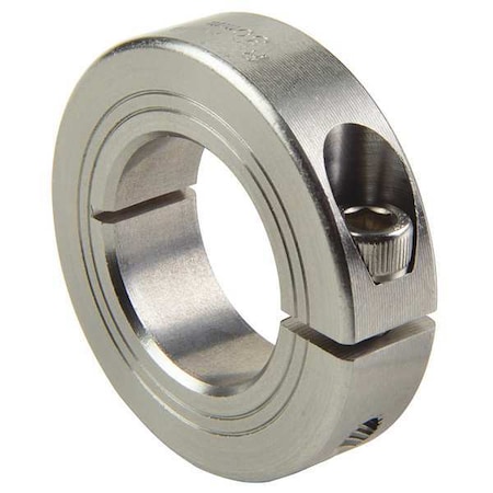 RULAND Shaft Collar, Clamp, 1Pc, 5/8 In, 316 SS CL-10-ST