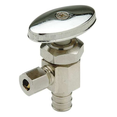 Zurn Quarter-Turn Supply Stop, Angle, Compress QQTV40GX