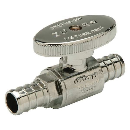 Zurn Multi-Turn Supply Stop, Straight, Barb Pex QQTV477GX