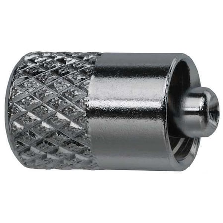 Zoro Select Male Luer Lock Blank, Male, Plated Brass, Silver G515