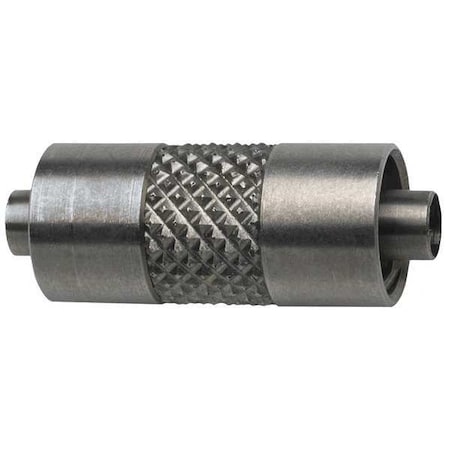 Zoro Select Male Luer Lock to Male Luer Lock, Male, 316 stainless steel, Silver G525