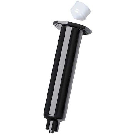 Zoro Select Dispensing Syringe, Disposable, Polypropylene, Black, 10 PK G722