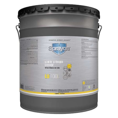 Sprayon Can, 5 gal, White S10005000