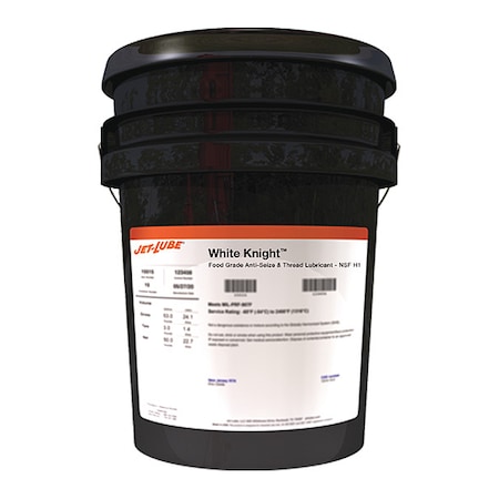 Jet-Lube Anti Seize Compound, Food, 5 gal, Pail 16415