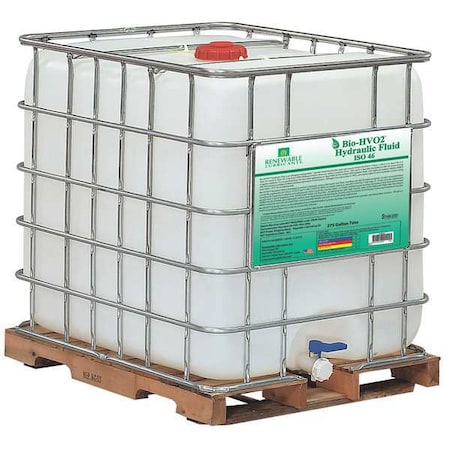 Renewable Lubricants 275 gal Bio-HVO2 Hydraulic Fluids Tote 46 ISO ...
