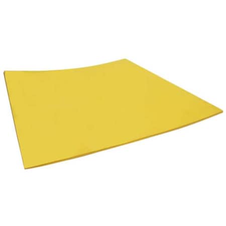 Zoro Select Foam Sheet, Crosslink, 24 in W, 48 in L, 1/4 in Thick, Yellow ZUSA-XPE-177