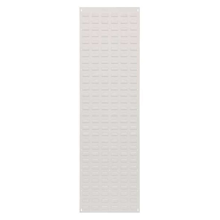Quantum Storage Systems Steel Louvered Panel, 1/4 in D x 61 in H x 18 in W, White QLP-1861HC