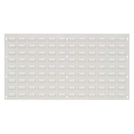 Quantum Storage Systems Steel Louvered Panel, 1/4 in D x 20 in H x 36 in W, White QLP-3619HC