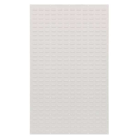 Quantum Storage Systems Steel Louvered Panel, 1 in D x 61 in H x 36 in W, White QLP-3661HC