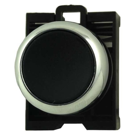 Eaton Push Button Operator, Flush, Momentary Action, Not Applicable Release, Non-Illuminated, Black M22M-D-S