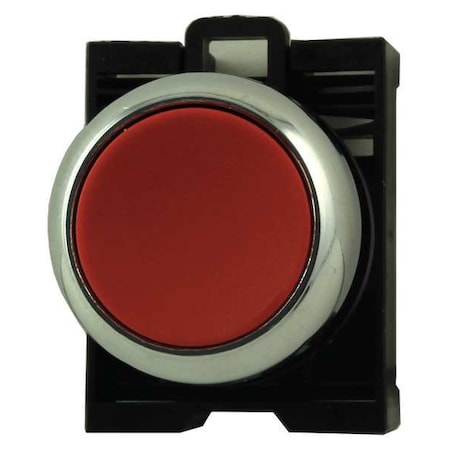 Eaton Push Button Operator, Flush, Momentary Action, Not Applicable Release, Non-Illuminated, Red M22M-D-R