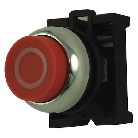 Eaton Push Button Operator, Extended, Momentary Action, Not Applicable Release, Non-Illuminated, Red M22M-DH-R-XO