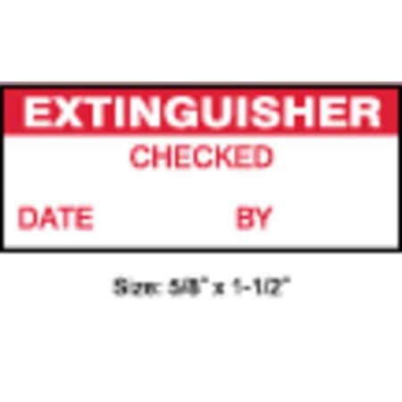 Stranco Inspection Label, ENG, Maintenance, PK350, TC-10905 TC-10905