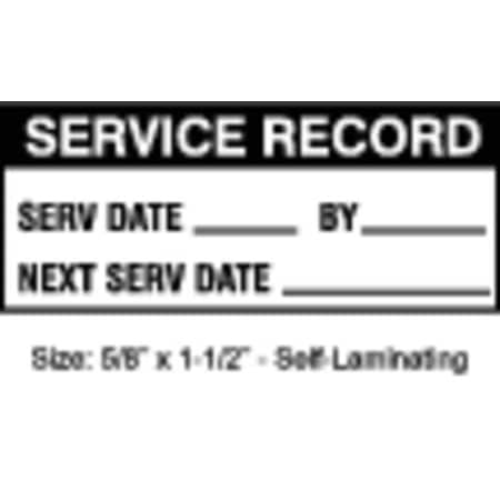 Stranco Inspection Label, ENG, Maintenance, PK350, TCSL2-20901 TCSL2-20901