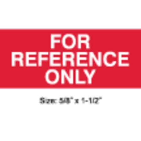 Stranco Calibration Label, ENG, White/Red, PK350 TC-10936