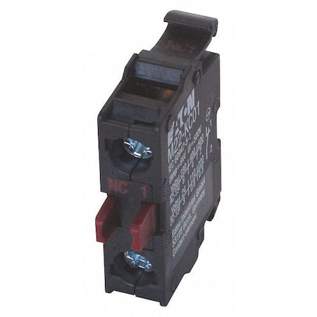 Eaton Contact Block, Enclosed Pushbutton Only M22-KC01