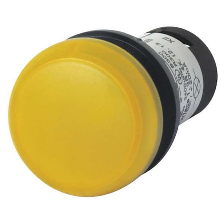 Eaton Pilot Light Operator, 22mm, Round, 22mm, LED M22-L-Y